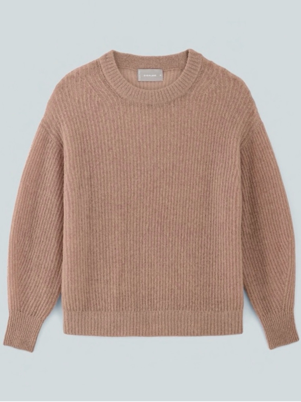 NWT Everlane XXS Warm Taupe Alpaca Cocoon Sweater